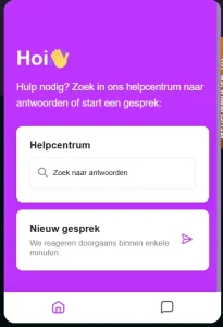SpinKings24 Casino helpcentrum met zoekfunctie en nieuw gesprek voor ondersteuning